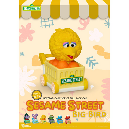 Sesame Street Shopping Cart Pull Back Car Series PBC-031 Blind Box Vehicles