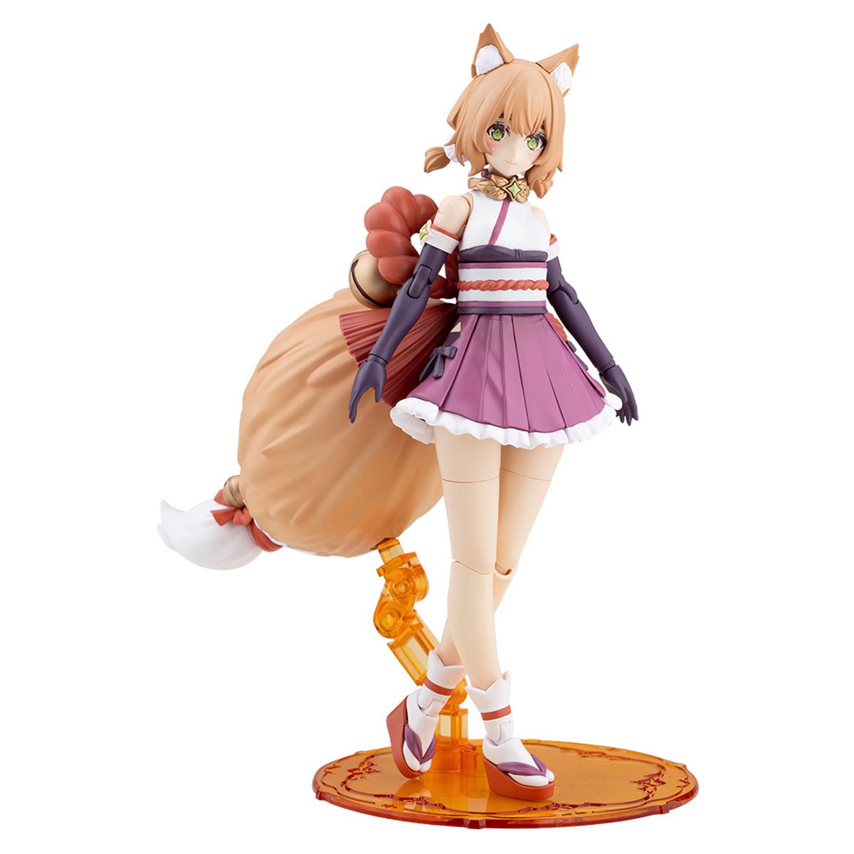 Arcanadea Yukumo (First Engage Vesion) Model Kit — Full front view of assembled Normal Mode model on stand