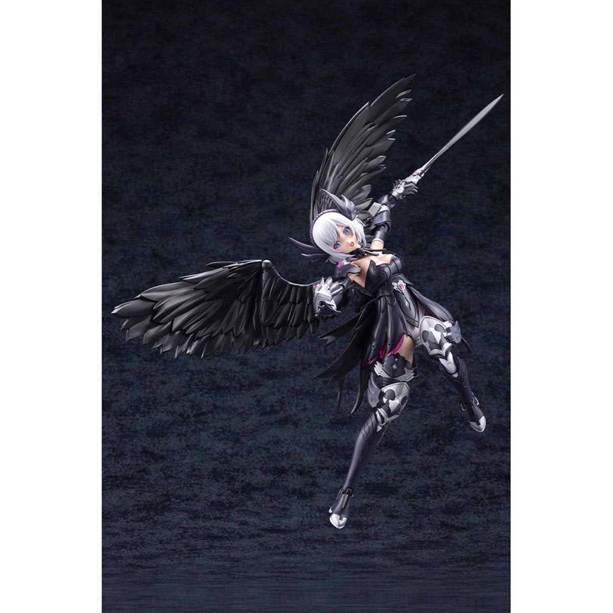 Arcanadea Lumitea ReACT-A Grande Scale Model Kit — winged airborne sword pose