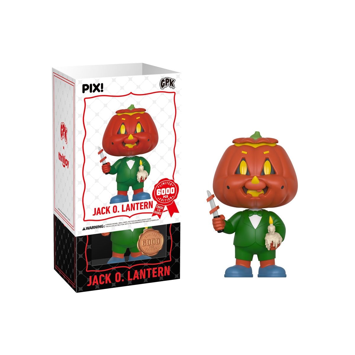 Garbage Pail Kids Jack OLantern Pix! Vinyl Figure – Common Version