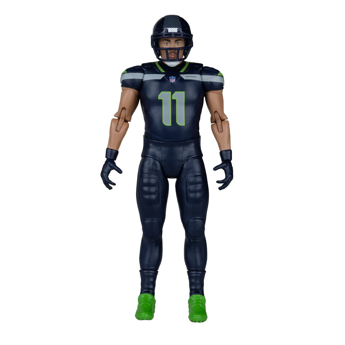 NFL McFarlane's SportsPicks Wave 2 Seattle Seahawks Jaxon Smith-Njigba 6-Inch Action Figure — Jaxon Smith-Njigba Seahawks SportsPicks Wave 2 figure, full front view