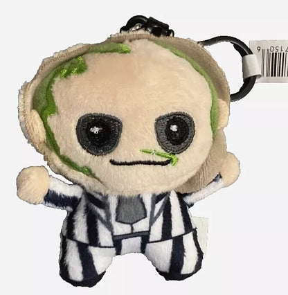 Chills and Thrills Plush Bag Clip Beetlejuice Horror Comedy Movie Tim Burton