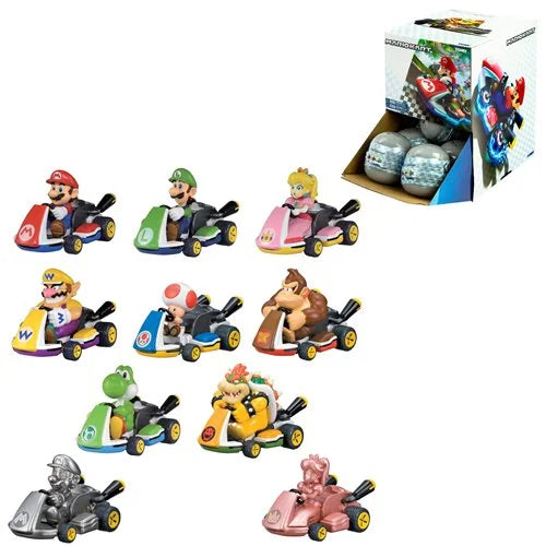 Nintendo Super Mario Kart Pull-Back Racers Mystery Kart 1pc Random