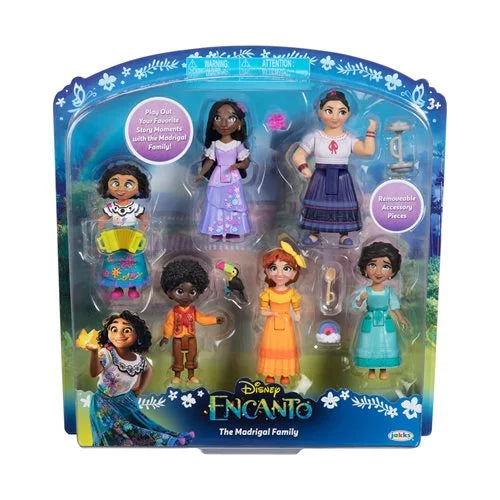 Disney Encanto The Madrigal Family Small Doll 6 pack NEW Jakks Pacific