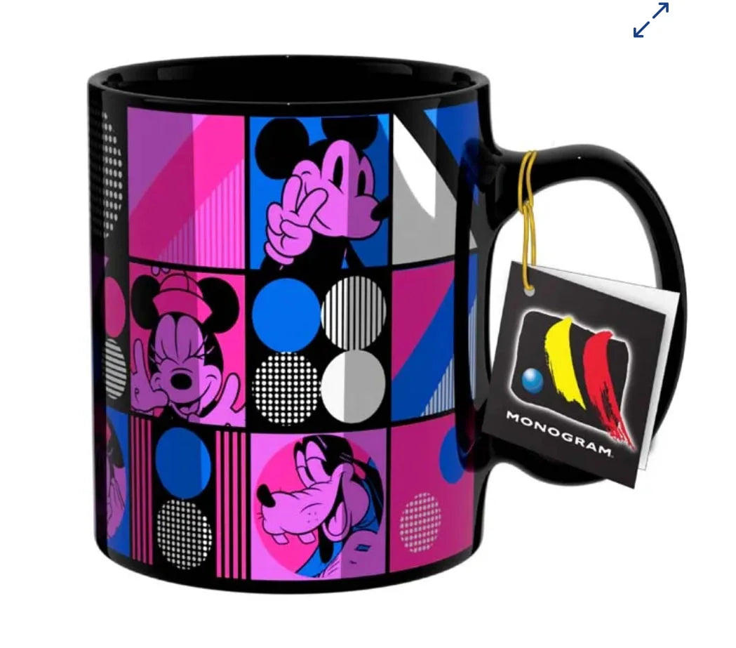 Mikey & Friends Foil Ceramic Mug NEW Disney