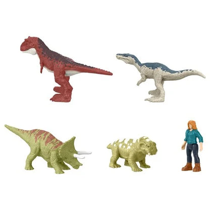 Jurassic World Dominion Mini Action Figure 5-pack NEW B Dinosaur Toys