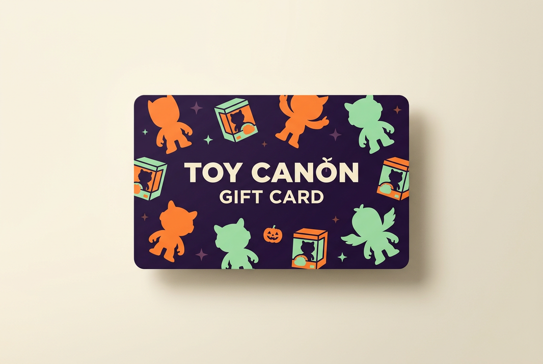 Toy Canon collectible-themed gift card